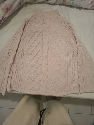 Marks & Spencer pink thick pullover like new, size L