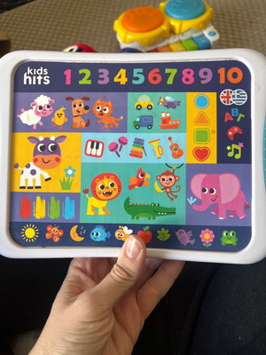 Tablet-type toy for kids like new, English and Greek