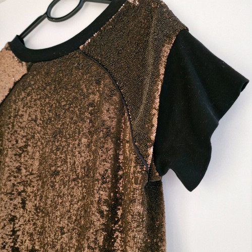 Dolce & Gabbana blouse with bronze sequins new, size M