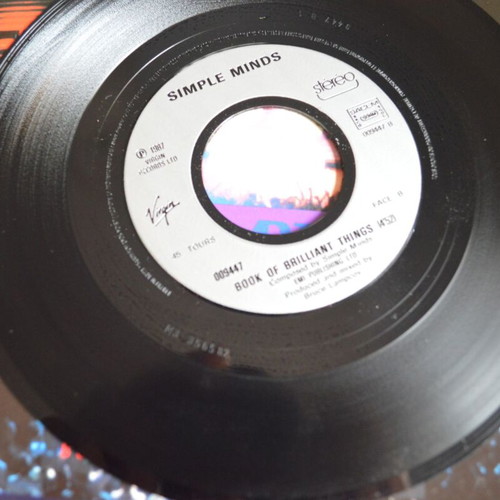 Simple Minds Live Promised You A Miracle / Book Of Brilliant Things 7'' Single used