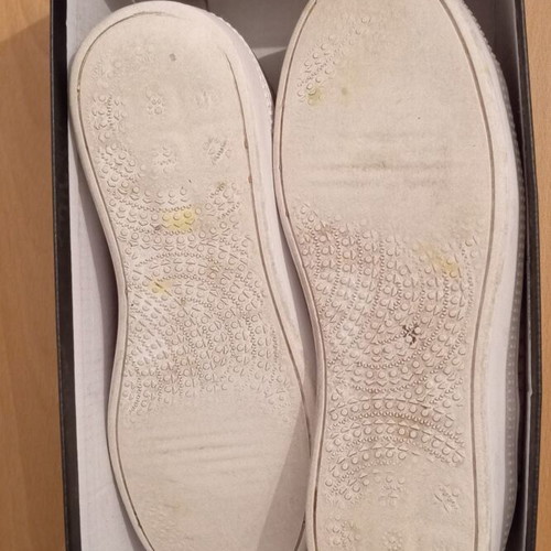 Women's suede sneakers size 37 like new, gray
