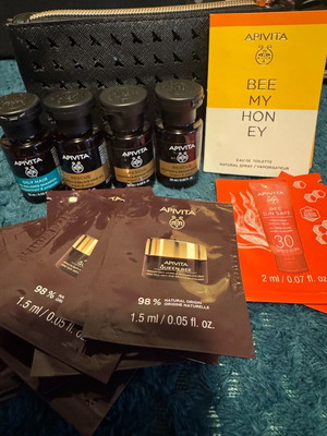 Apivita Minis Queen Bee new toiletry bag with skincare products