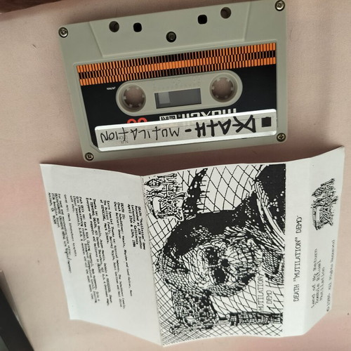 Death 5 demo cassette tapes like new, metal