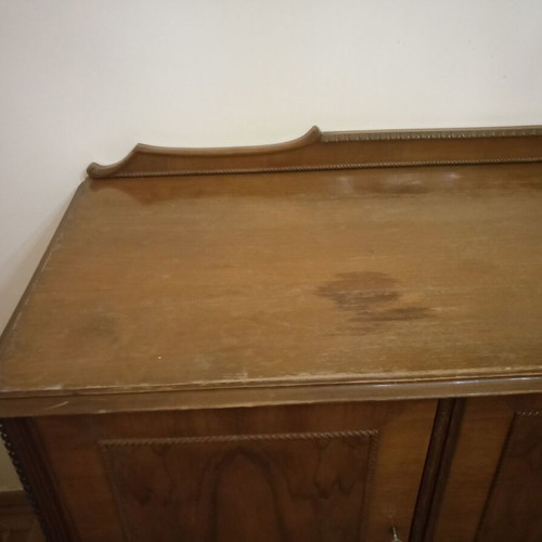 Marquetry buffet from the 1950s used, good condition