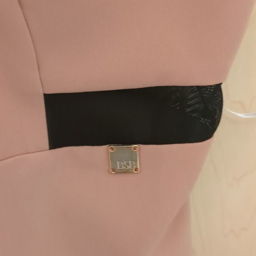 BSB mini dress with cut-outs, powder pink