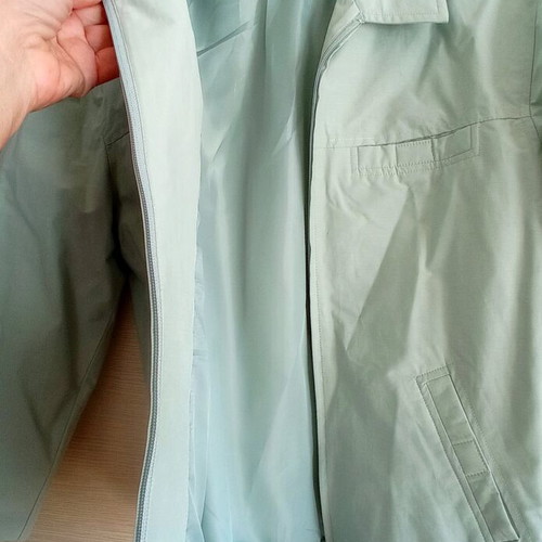 Nylon windbreaker jacket blue medium like new