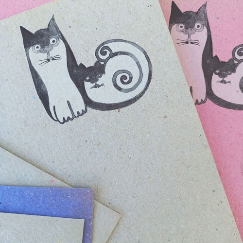 Stationery set used, recycled paper, 00's