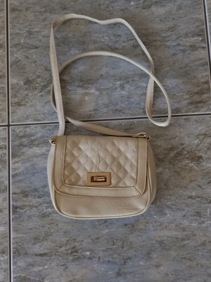 Crossbody bag beige like new