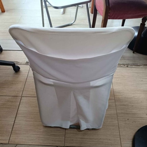 Chair covers used, pack of 10, white
