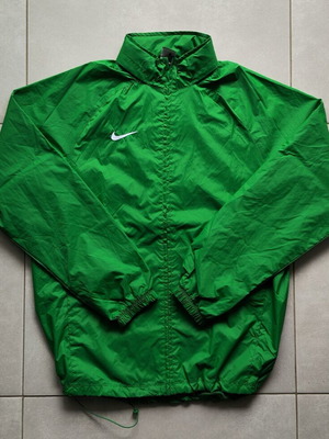 Nike windbreaker jacket packable, green, size L, new