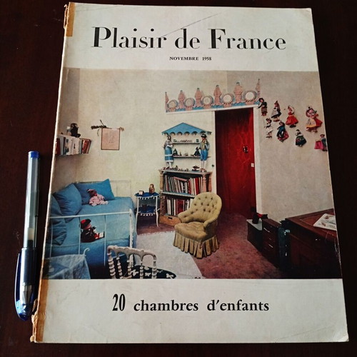 Plaisir de France περιοδικά μεταχειρισμένα, 3 σπάνια γαλλικά τεύχη 1956-1959