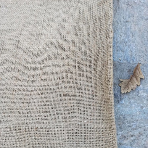 Linen burlap fabric used for decoration, 72 sq.m.