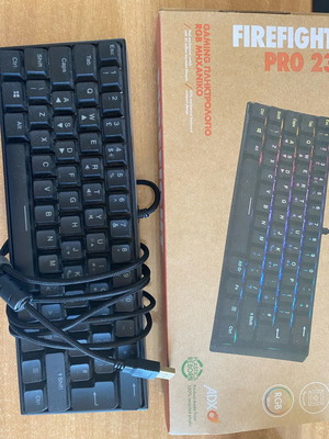Firefight Pro 23 Gaming πληκτρολόγιο RGB μηχανικό Red switches σαν καινούργιο