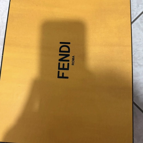 Fendi First clogs calf leather like new, black, size 39