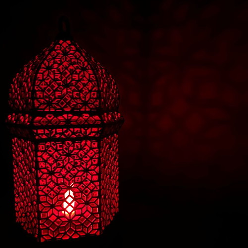 Plastic lamp like new for LED candle, 20x9 cm