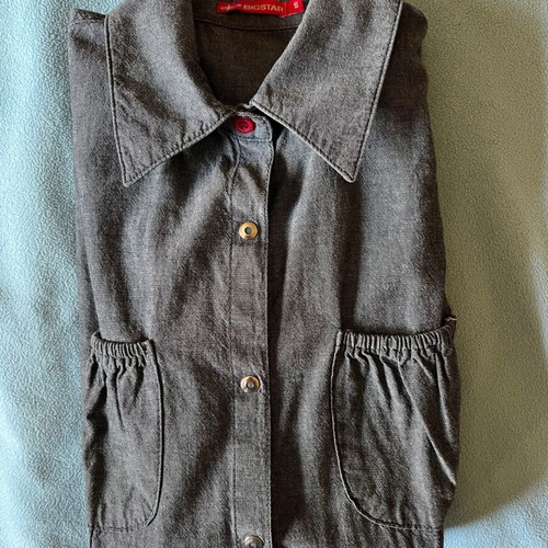 Big Star women's dress 100% cotton, size S, grey