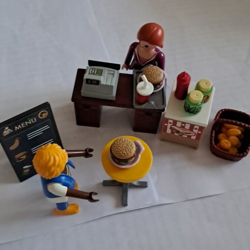 Playmobil Fast Food Set like new