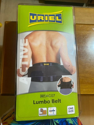 Lumbo belt new with stays