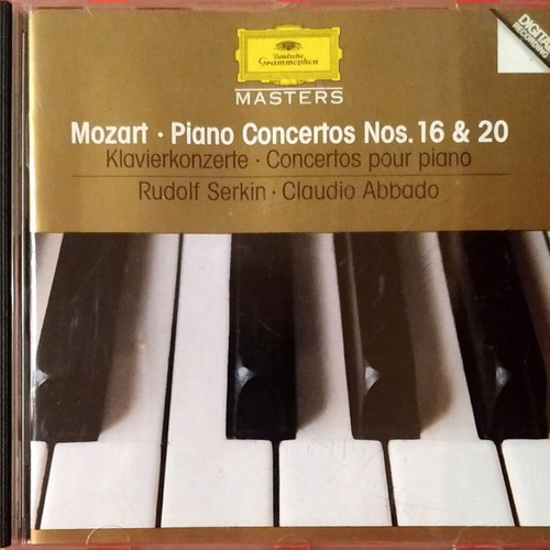 Mozart Piano Concertos Nos. 16 & 20 CD like new, classical