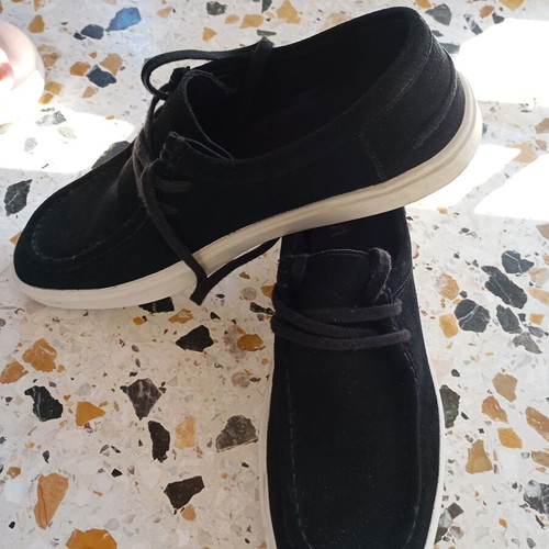 Zara men's casual shoes, navy blue, suede, size 44