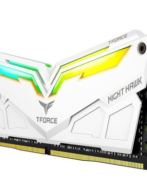 Μνήμη d-force Nighthawk DDR4 16GB 3000MHz σαν καινούργιο, λευκή με RGB φωτισμό