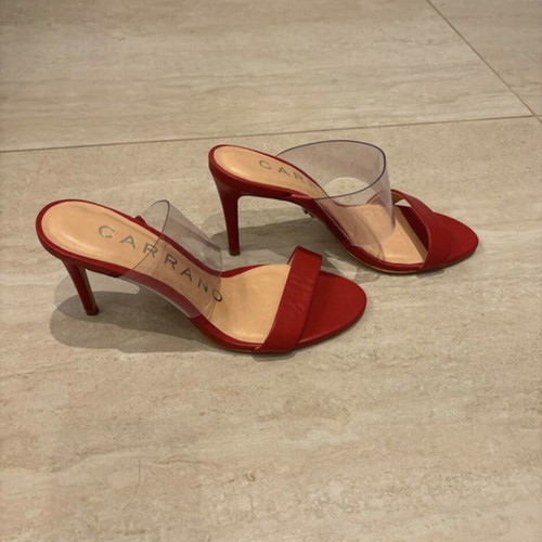 Carrano high-heel red sandals like new, size 38
