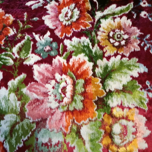 Velvet vintage blanket like new 160 x 200