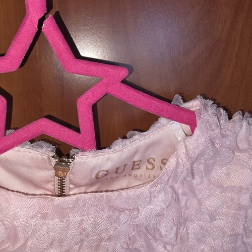 Guess dress for 3 years old, pink with gold details, like new