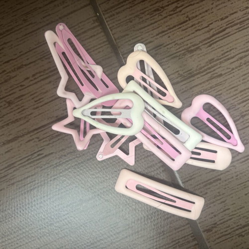 Hairclips new, soft colors set