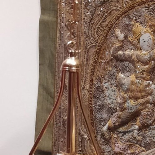 Pendant single-light lamps used, pair
