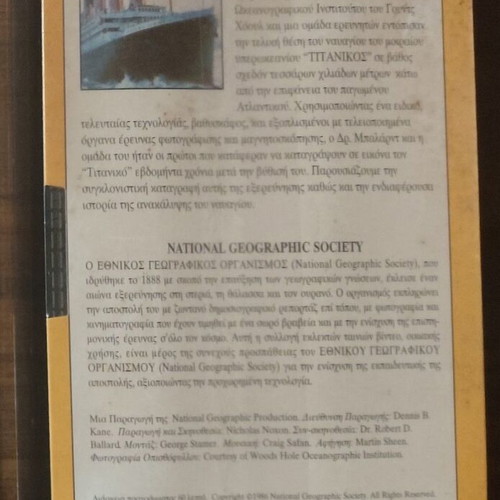 National Geographic VHS Video The Secrets of Titanic new, dubbed