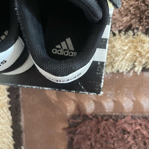 Adidas sneakers size 29 like new, black and white