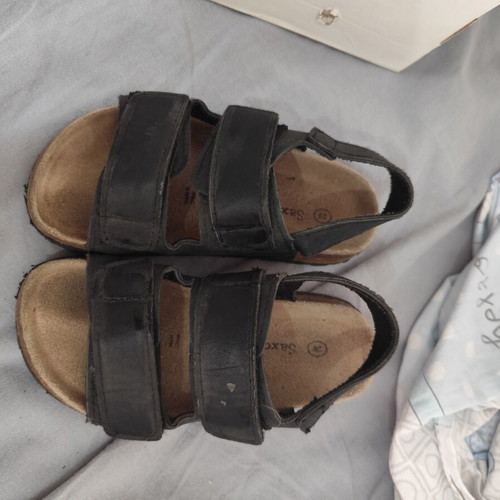 Saxo boys' sandals size 29 used, black