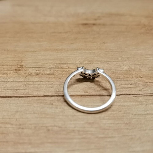 Silver ring 16 mm diameter, 925 hallmark