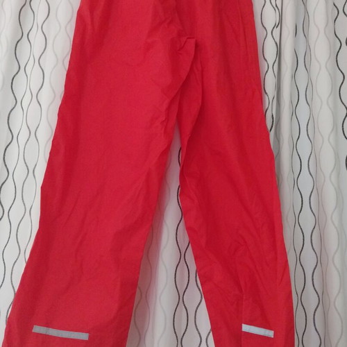 Crivit Waterproof Kids' Pants like new, size 134 cm, red