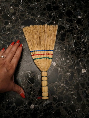 Handmade chortino broom