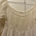 King Kong, white dress, size S, 70% cotton, 30% silk, with lining.