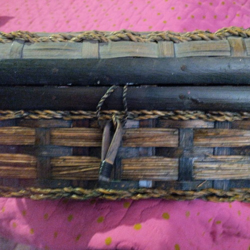 Woven basket used
