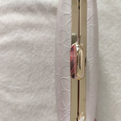 Women's bag with detachable chain, new, pink and gold