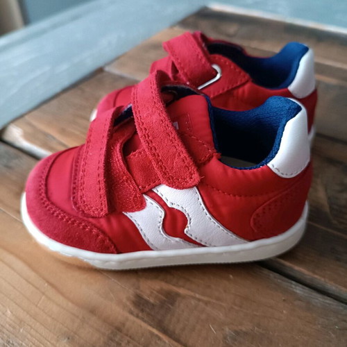 Falcotto baby red leather shoes new, size 18