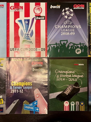 Champions League, Europa League and Uefa Cup tributes used