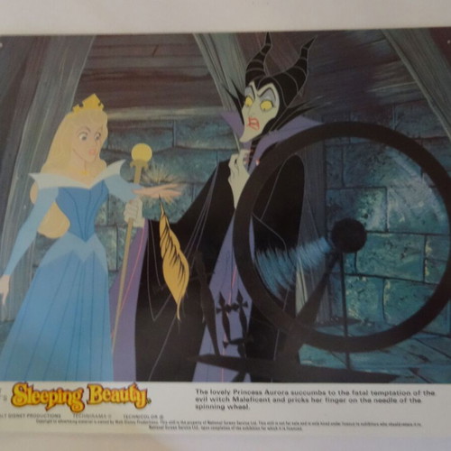 Sleeping Beauty Disney authentic movie photos set of 6, like new