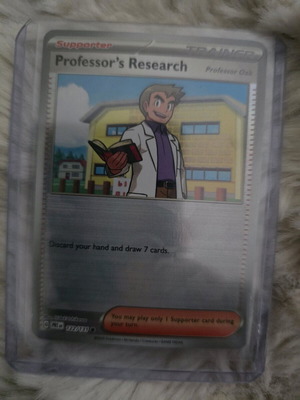Professor's Research Pokemon Card new