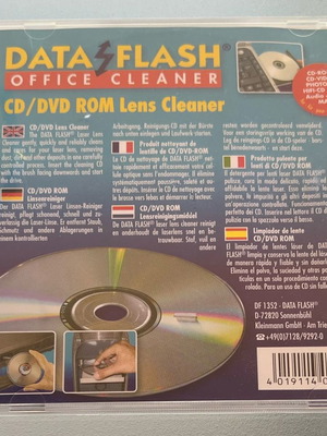 Cd dvd ROM почистващ препарат за обективи