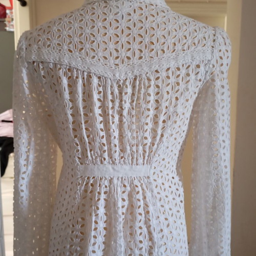 Anna Sui cotton dress size S new, white