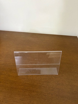 Acrylic transparent photo frame like new