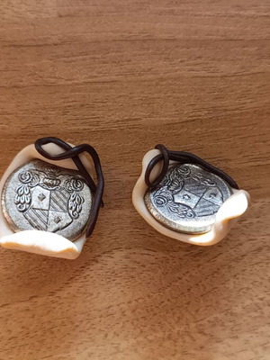 Vintage clip-on earrings used, with one pair as gift