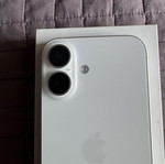 iPhone 16 new, white, 128GB, with box and privacy screen protector