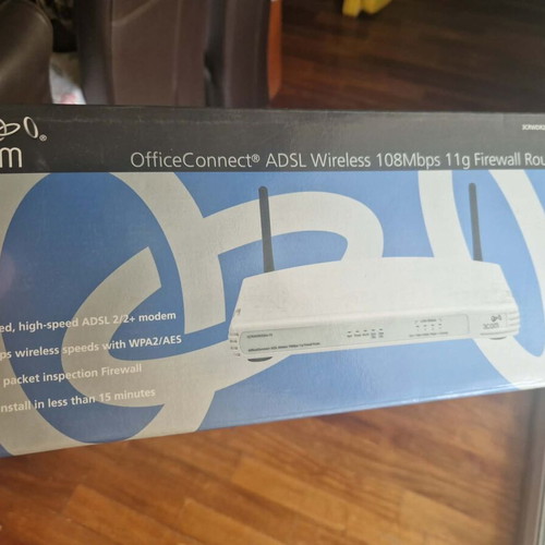 3Com OfficeConnect ADSL Wireless 108Mbps 11g Firewall Router used