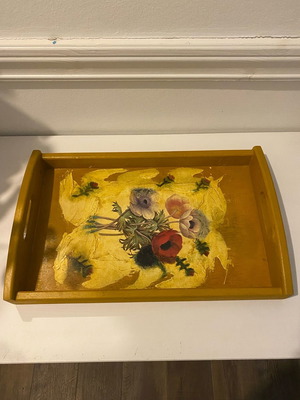 Hand-painted tray